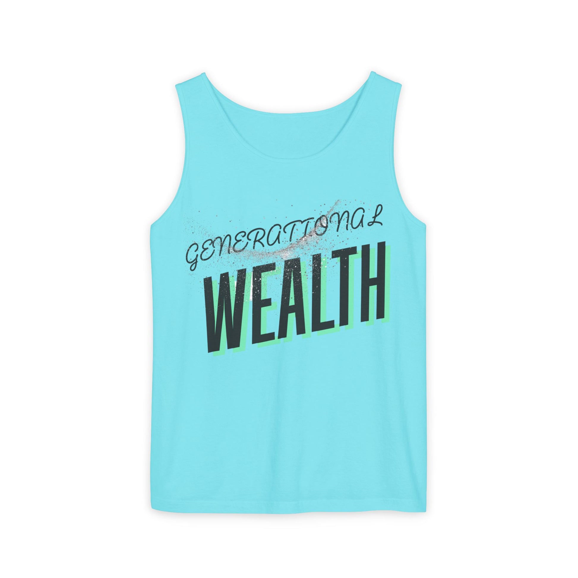 Create Generational Wealth with this Unisex Garment-Dyed Tank Top