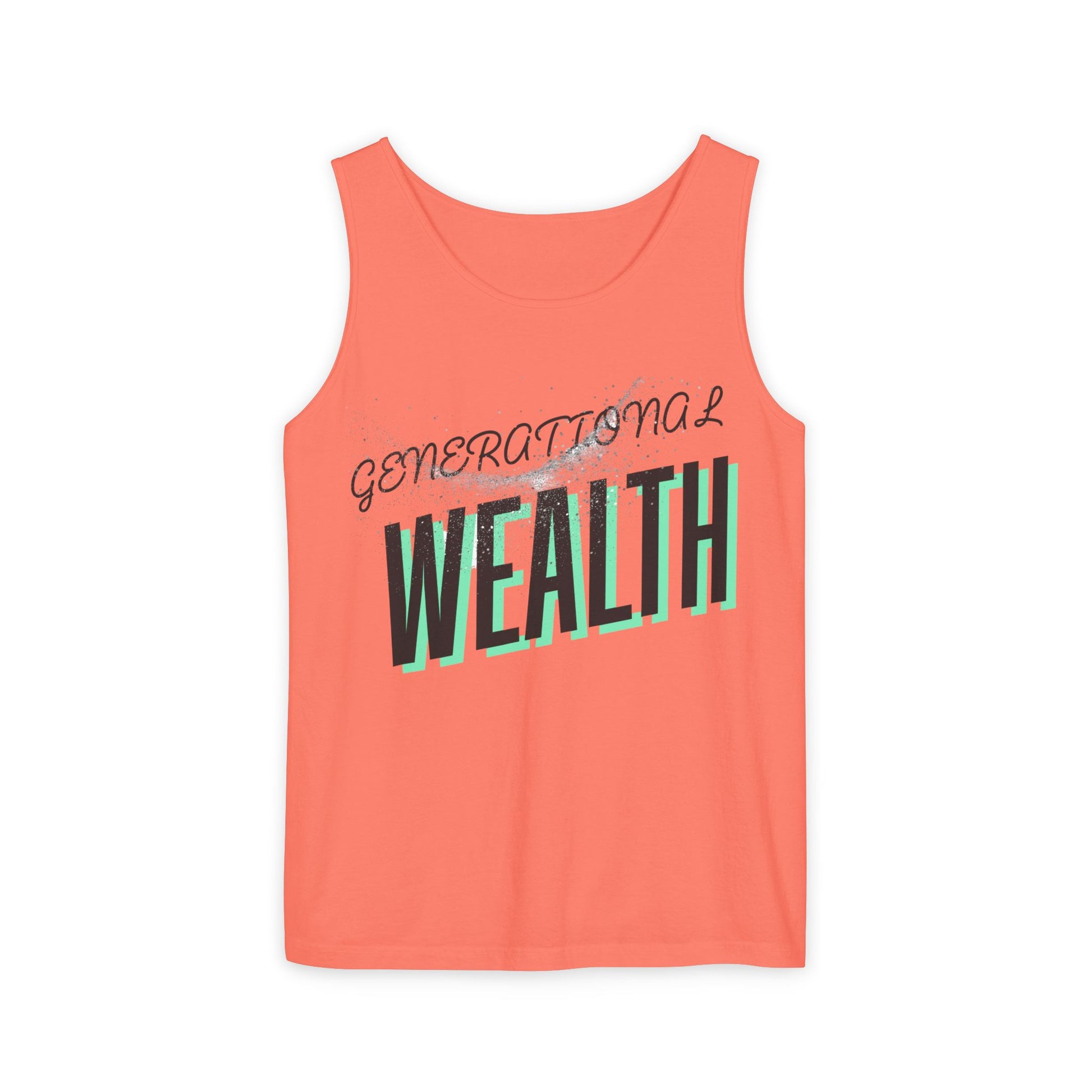 Create Generational Wealth with this Unisex Garment-Dyed Tank Top