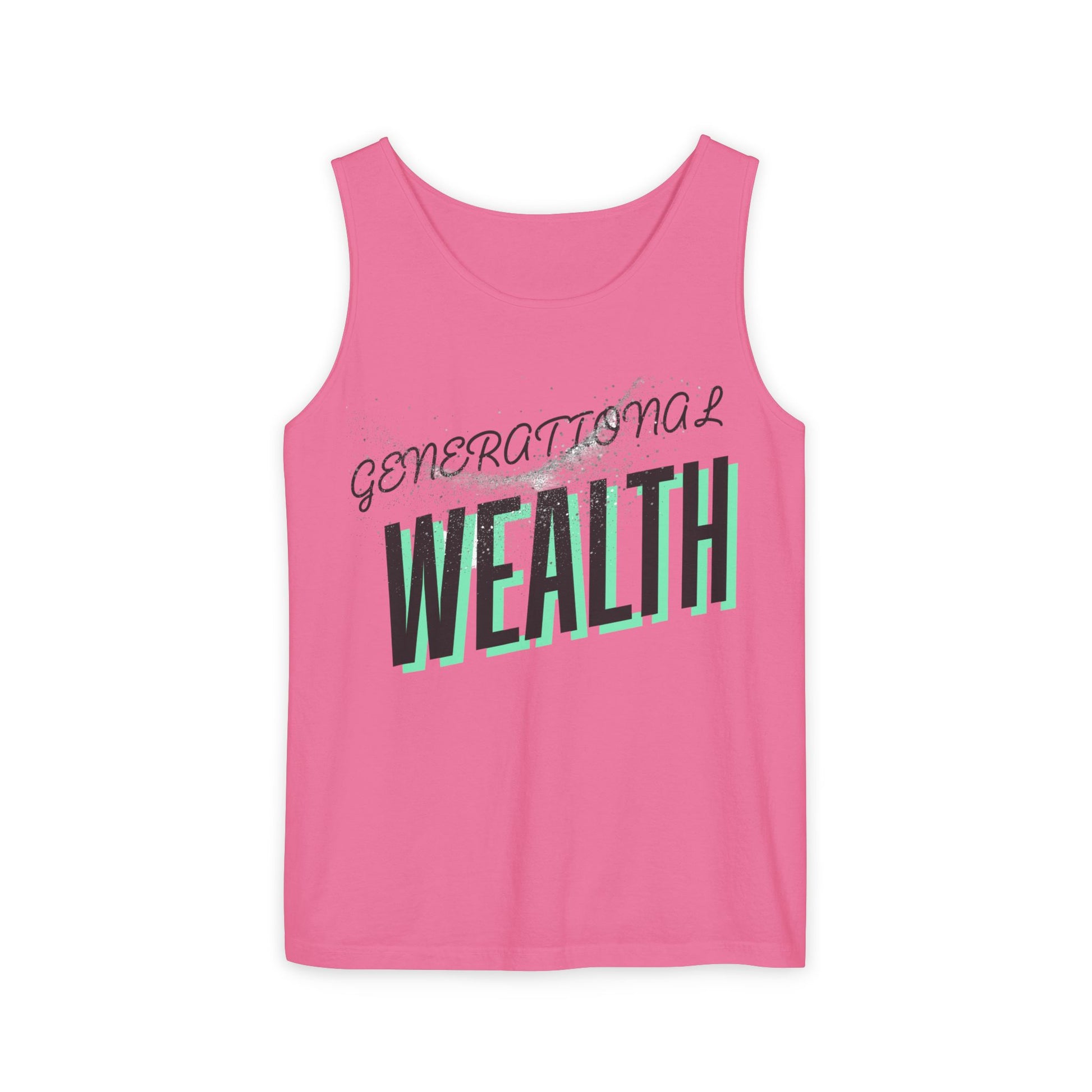 Create Generational Wealth with this Unisex Garment-Dyed Tank Top