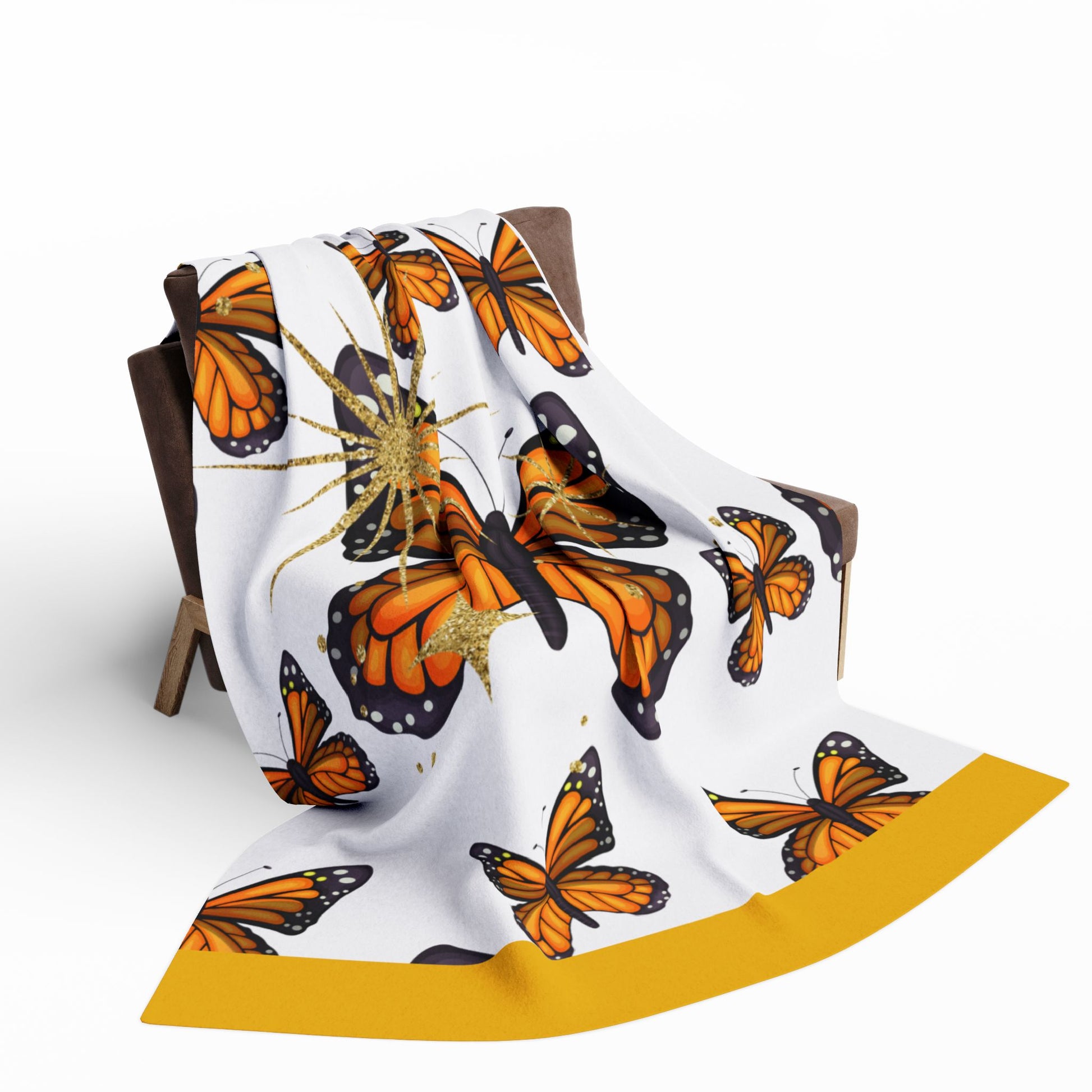 Butterfly Designed Arctic Fleece Blanket 🦋