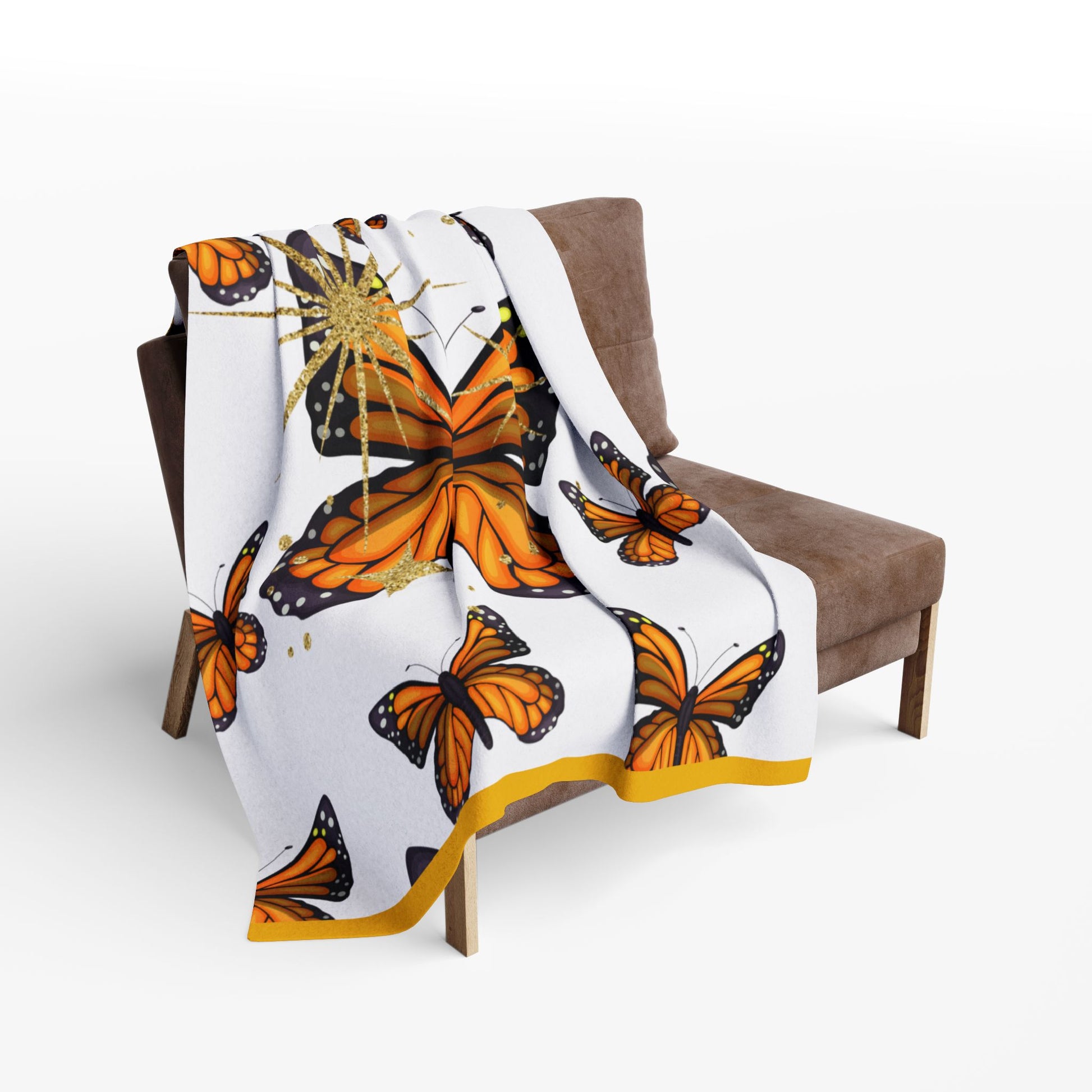 Butterfly Designed Arctic Fleece Blanket 🦋