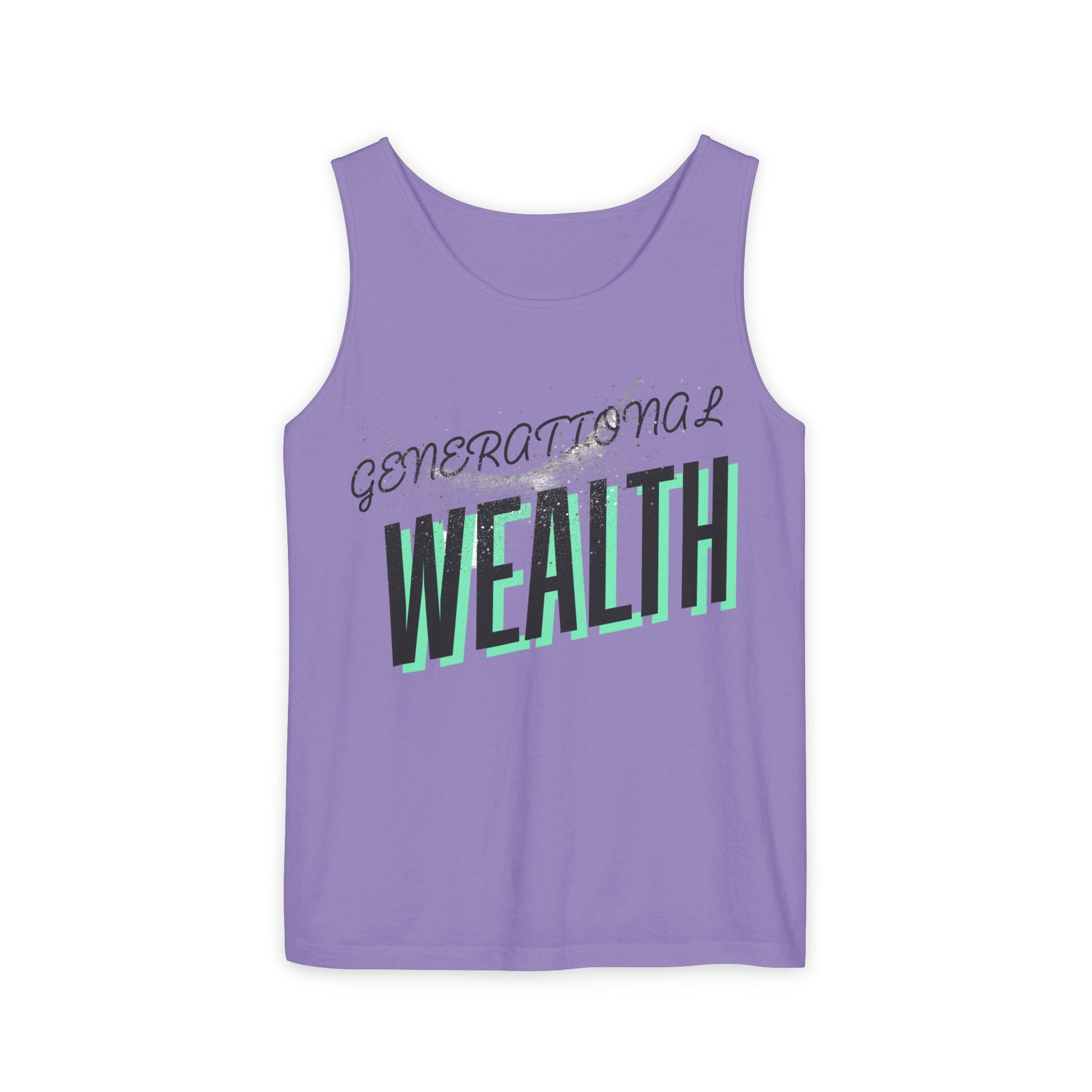 Create Generational Wealth with this Unisex Garment-Dyed Tank Top