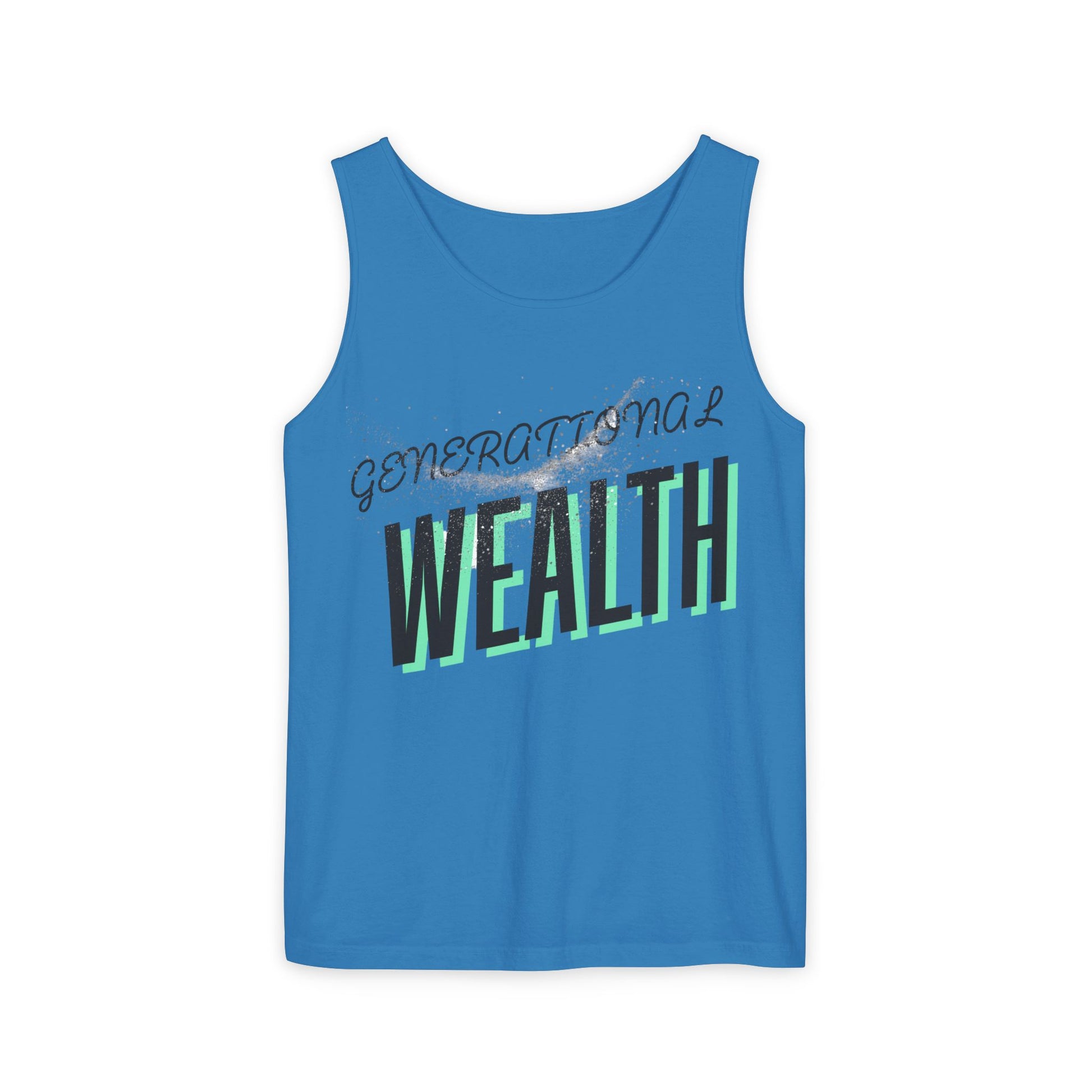 Create Generational Wealth with this Unisex Garment-Dyed Tank Top