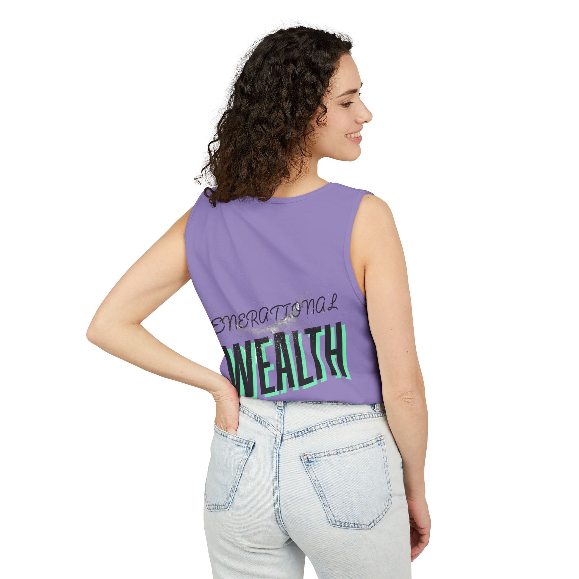 Create Generational Wealth with this Unisex Garment-Dyed Tank Top