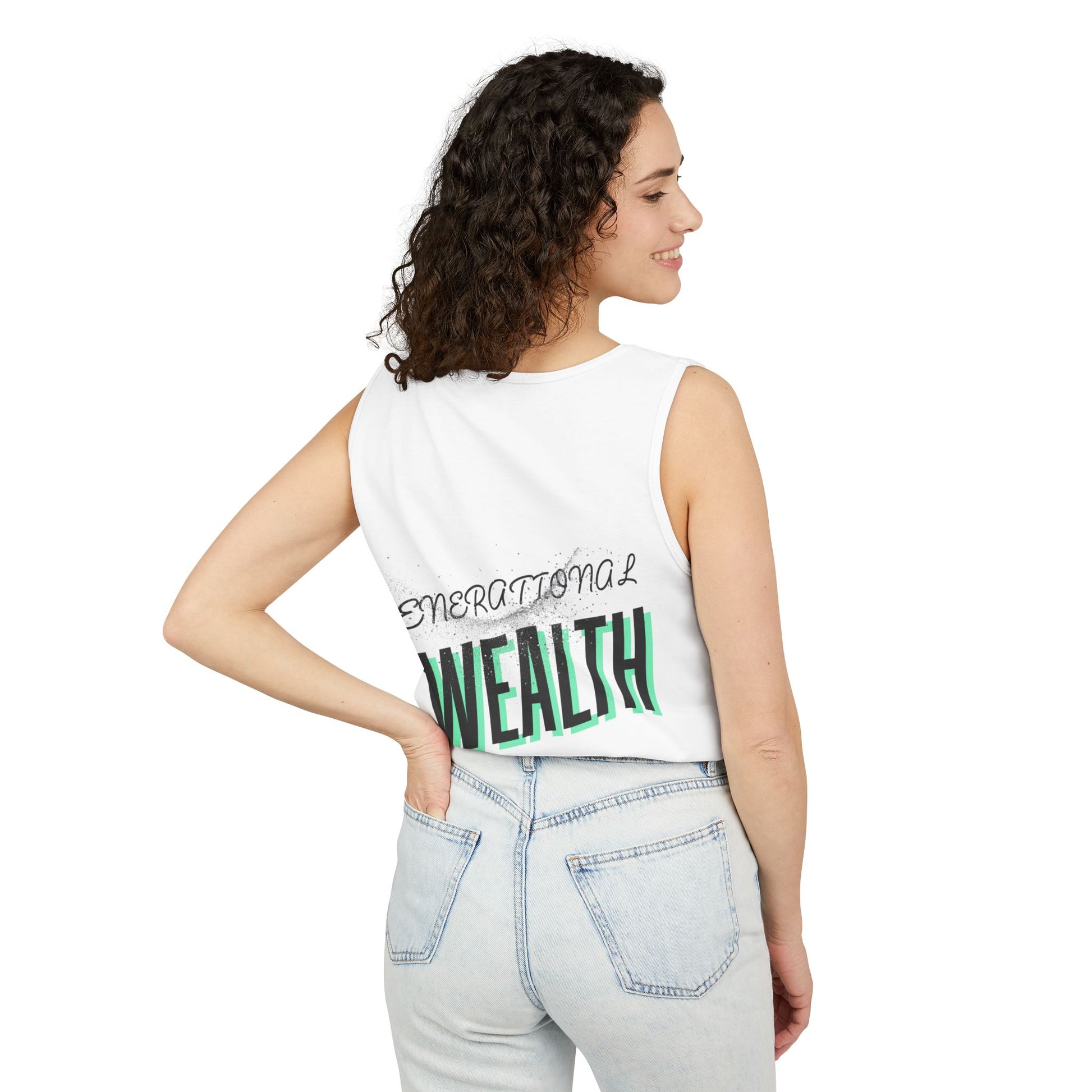 Create Generational Wealth with this Unisex Garment-Dyed Tank Top