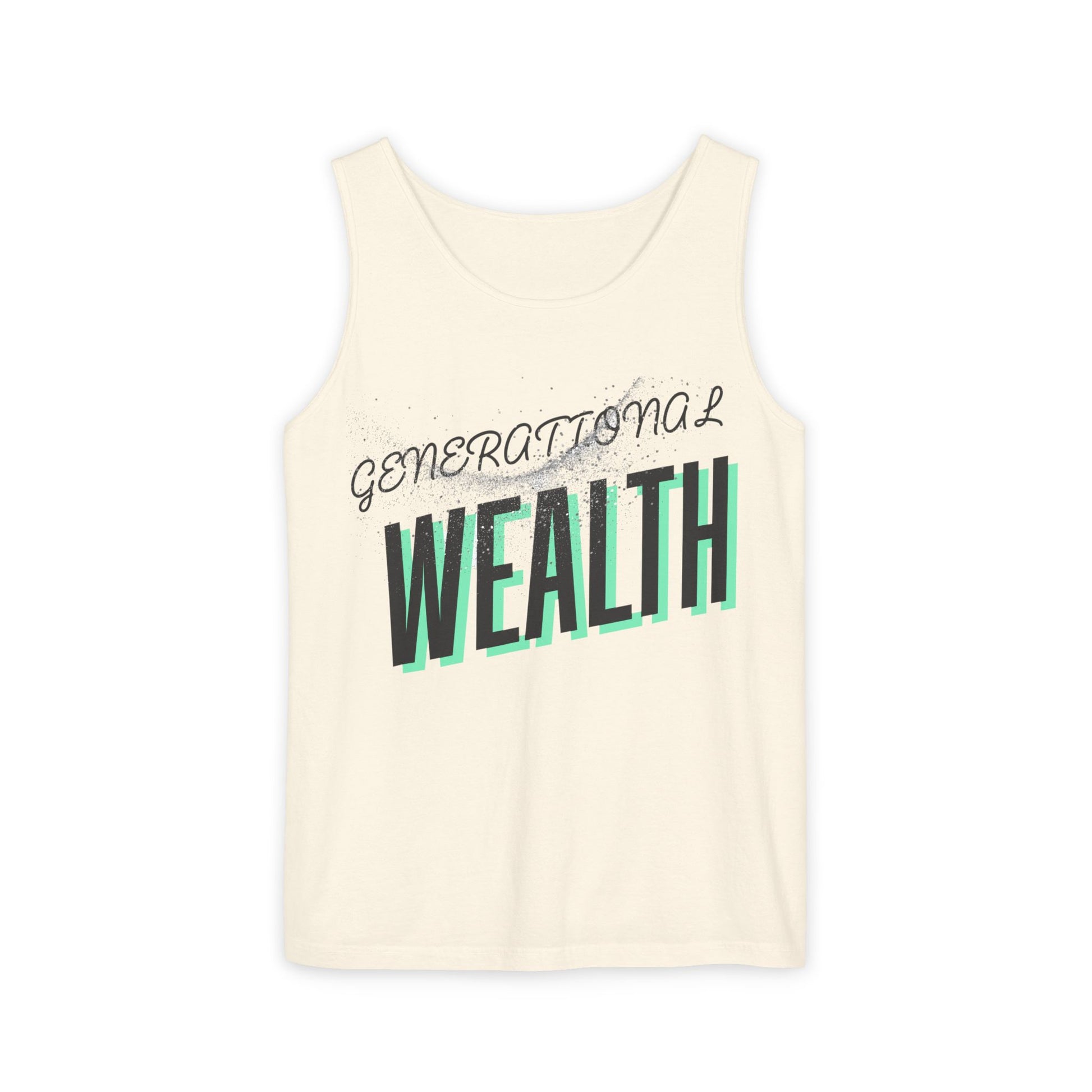Create Generational Wealth with this Unisex Garment-Dyed Tank Top