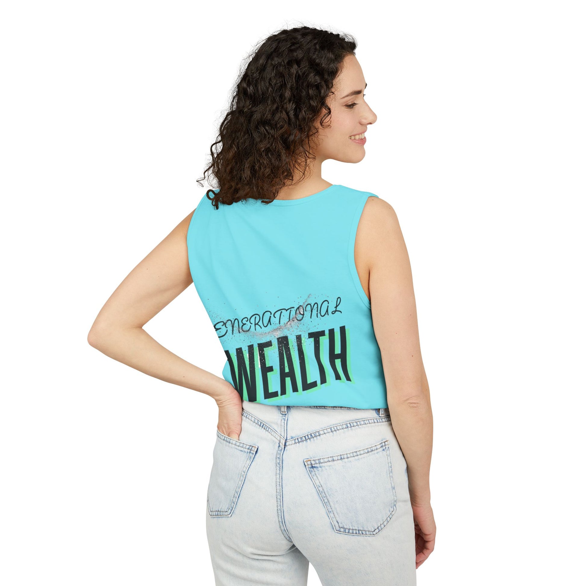 Create Generational Wealth with this Unisex Garment-Dyed Tank Top